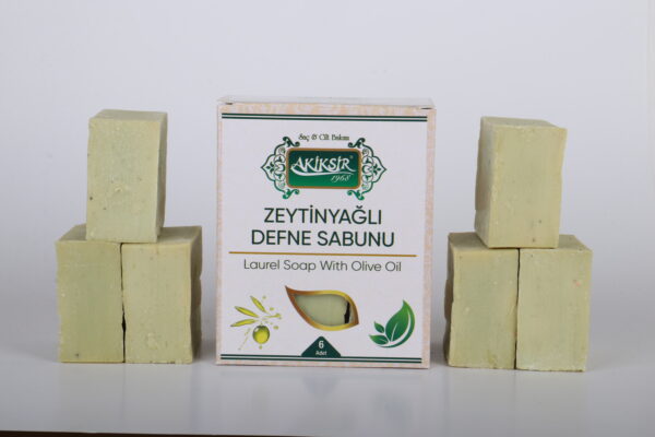 Zeytinyağlı Defneli Sabun - 6 Adet - 900g - Görsel 3
