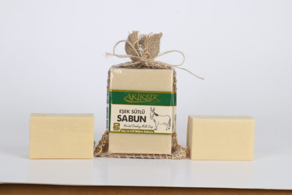Doğal Eşek Sütlü Sabun - 2 Adet - 2x110g - Görsel 3