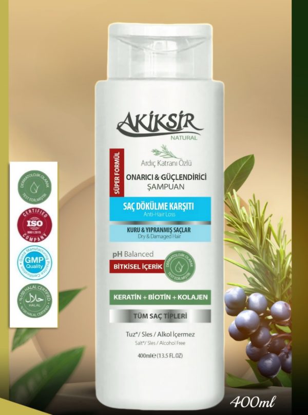 Akiksir Ardıç Katranlı Genel Saç Bakım Şampuanı - Görsel 2